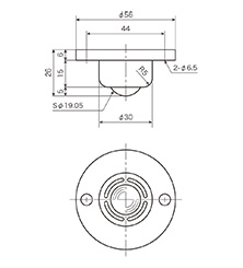 図面：PVS50F·PVS50FS