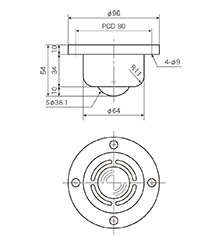 図面：PVS260FM·PVS260FMS