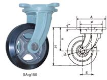 YODONO世殿/橡胶轮子中等负荷自由车/固定汽车,SA-g300