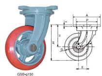 YODONO世殿/橡胶轮子中等负荷自由车/固定汽车,GSB-g300